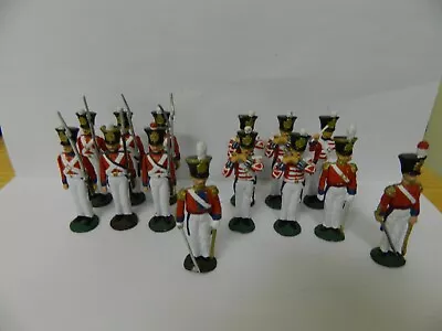 14 Vintage Dorset White Metal Lead Waterloo British Soldiers • £24.99