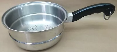 SALADMASTER USA 8  Stainless Steel Steamer Insert Pan Drain Pot Strainer • $24.99