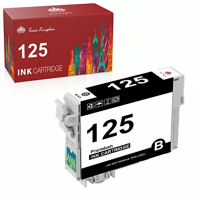 125 T125 Ink Cartridge For Epson Stylus NX125 NX127 WorkForce 320 323 325 520 • $6.99