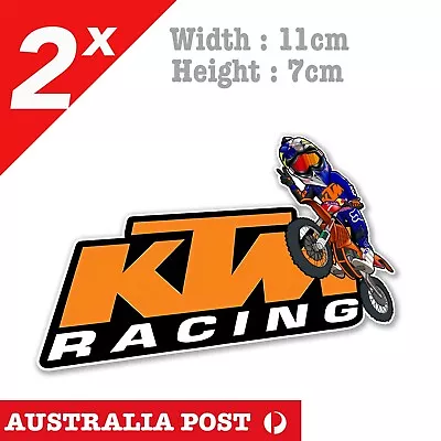 KTM Racing Dirt Bike Stickers • $7.50