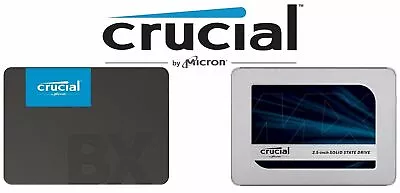 SSD 120GB 240GB 480GB 1T Crucial BX500 Solid State Drive 2.5  SATA III 540MB • $85