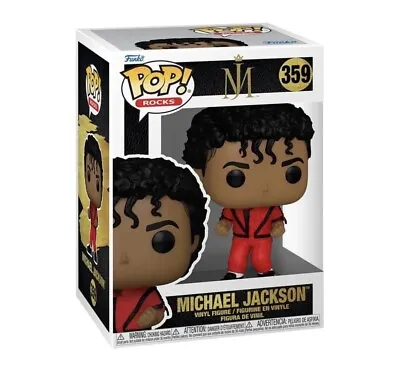 Funko POP Rocks #359 MICHAEL JACKSON Thriller Collectible Vinyl Figure In Stock • $6.50