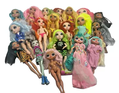 Mixed Lot Of 19 Collectable Dolls Rainbow Mga Na Na Surprise And Monster High • $99.95