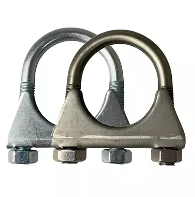 U Bolt Clamp Universal Style Exhaust Heavy Duty Clamp With Nuts W4 & W1 • £3.74