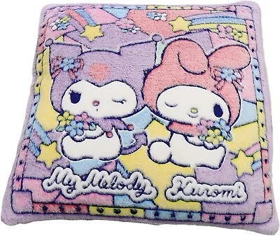 Sanrio Character My Melody & Kuromi Square Cushion 66200313 Plush Doll New Japan • $46.43