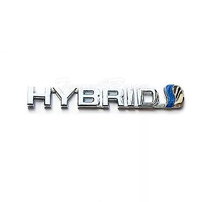 Hybrid Chrome Plated Emblem Logo Badge Sticker Decal For Chevrolet Ford Honda • $9.99