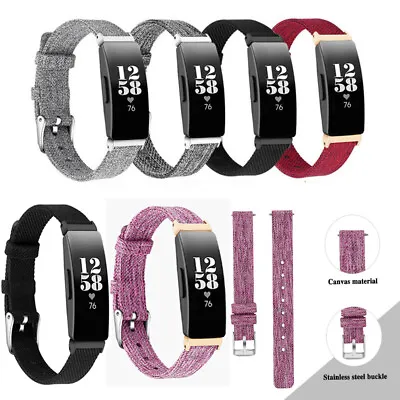 Sports Woven Nylon Wrist Band Buckle Strap Brace For Fitbit Inspire/Inspire HR 2 • $12.99