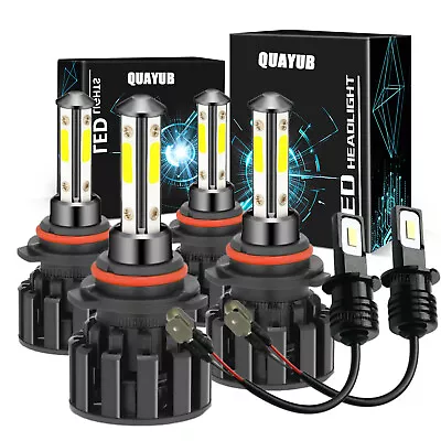 For BMW 325i 325is 1988-1989 6X LED Headlight Bulb High Low Beam + Fog Light Kit • $34.99