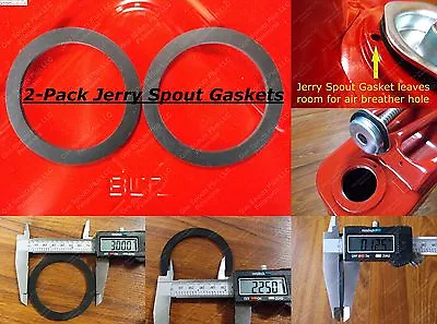 2pk Jerry SPOUT GASKET USMC Blitz Metal Gas Can Spout GSKT 5 Gallon Military 20L • $7.88