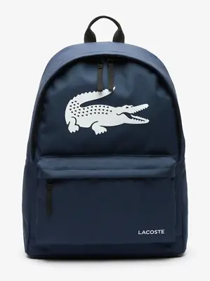 Lacoste $70 Men Backpack Bag With Laptop Pocket Travel AUTHENTIC NEW NH4278UG • $59.88