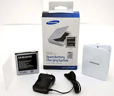 NEW GENUINE Samsung Galaxy S4 External WHITE Battery Charger Dock Micro-USB OEM • $14.20