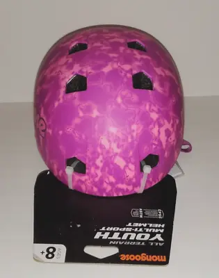 Girls Mongoose Youth All Terrain Multi-Sport Helmet Pink & Purple Ages 8+ NEW • $19.99