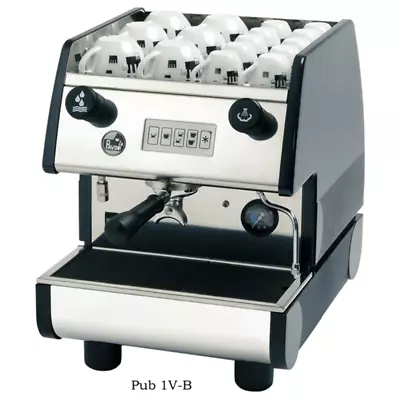 La Pavoni PUB 1V-B 1 Group Volumetric Black Commercial Espresso Maker • $5100