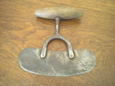 Vintage Primitive Half-Moon Dough Cutter Chopper Rustic Country Farm Kitchen  • $24.99