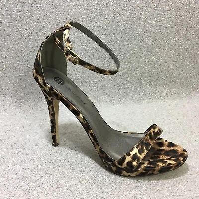 Michael Antonio Shoes Women's Size 10 Leopard Print Heeled Sandals • $17