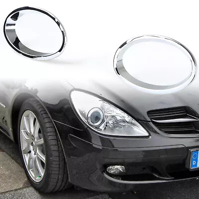 Chrome Fog Light Trim Surround For Mercedes Benz SLK Class R171 SLK350 • $69.69