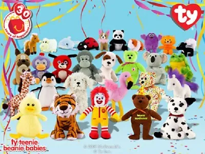 2009 Ty 30th Anniversary Teenie Beanie Babies Mcdonalds Happy Meal Toys - U Pick • $4.99