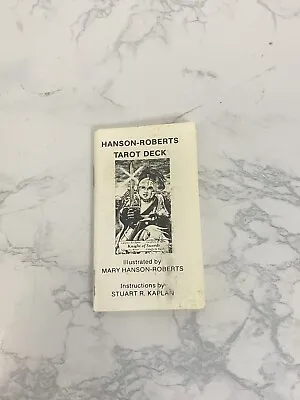 Mary Hanson-Roberts Tarot Deck Manual Only 1985 Vintage M1 • $10.96