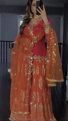 £41.99 • Buy Suit Pakistani Indian Wedding New Dress Salwar Kameez Dress Bollywood Party Wear