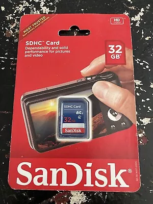 New SanDisk 32GB SD SDHC Class 4 Camera Flash Memory Card 32 G SDSDB-032G • $8
