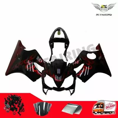 MSA Injection Mold Red Flames Fairing Fit For Honda 2001-2003 CBR600F4I WTH P006 • $579.99