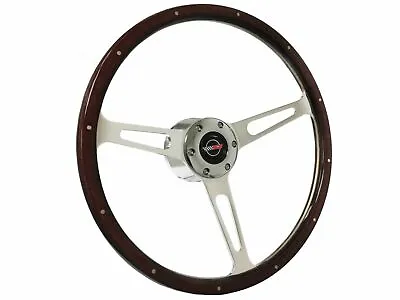 1990-96 C4 Corvette S6 Classic Espresso Wood Steering Wheel Kit • $348.47