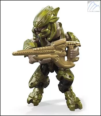 Halo Green Covenant Elite Mercernary Mega Construx Mini Figure 10th Anniversary • $33.61