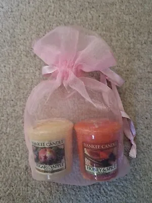 2 YANKEE CANDLE Sampler Votive Scented Small Mother's Day Gift Popular Fragrance • £3.99