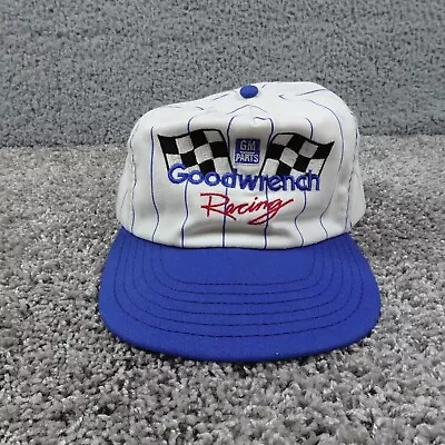 Vintage Goodwrench Racing Hat Spellout NASCAR Snapback Stripes Dale Earnhardt • $28.87