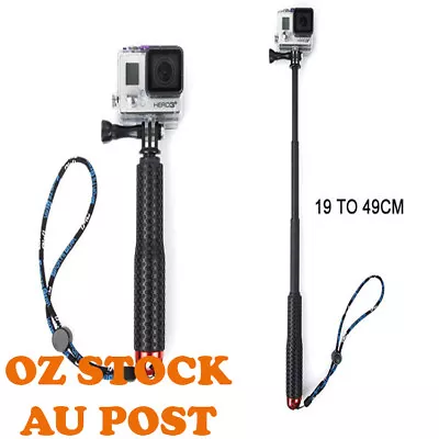 $12.99 • Buy GoPro Monopod Pole Mount Handle Selfie Stick Telescopic Go Pro Hero 6 5 4 3+ 3 2