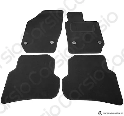 For Seat Ibiza 2008 To 2017 Tailored Black Car Floor Mats Carpets 4pc Set • £13.99