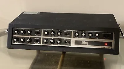 Gibson GPA-70 Vintage Public Address Amplifier 70s 4 Channel Reverb Powers On • $185