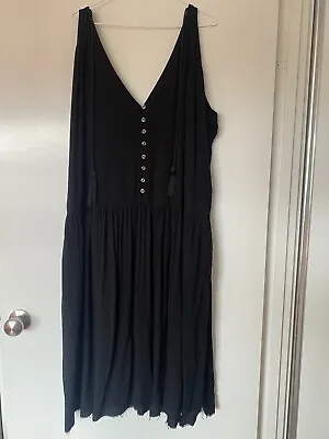 One Teaspoon Black Slip Dress XL • $35