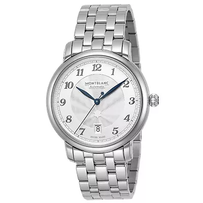 Montblanc Watch 117323 STAR Silver Mens • $1699.99