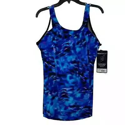 Miraclesuit DD-Cup Cloud Leopard Ursulat Top Blue 18DD • $76