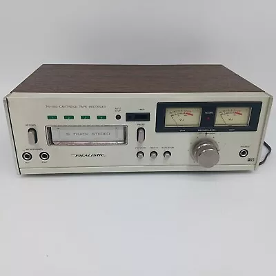 REALISTIC TR-883 8-Track Player Recorder/ Everything Works / Needs Service • $56.95
