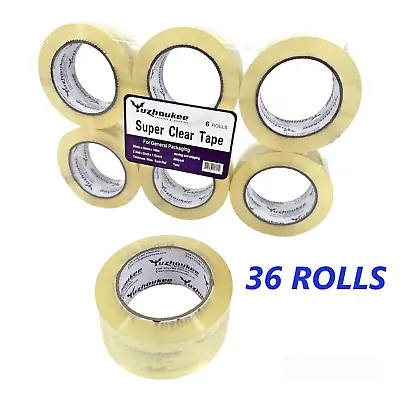 Heavy Duty Packing Tape 36 Rolls Total 3960YClear 2Mil 2 X110Y Ultra Strong • $43.99