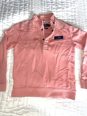 Vineyard Vines Shep Shirt Girl's Small 8-10 1/4 Snap Cotton Jacket Pullover • $9.75