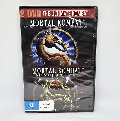 Mortal Kombat + Annihilation DVD Region 4 NEW SEALED 1995/1997 Action Fantasy • $22.50