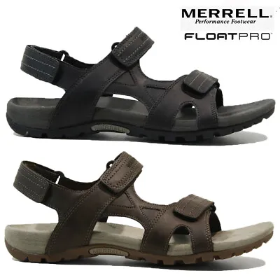 Mens New Merrell Walking Hiking Trekking Summer Beach Holiday Shoes Sandals Size • £39.95