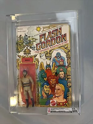 Flash Gordon MING Figure SEALED MINT ON CARD Unpunchd 1979 Mattel CAS 85 Graded • $299