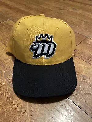 Memphis Mississippi Riverkings Hockey Hat Yellow Black Embroidered Minor League • $12