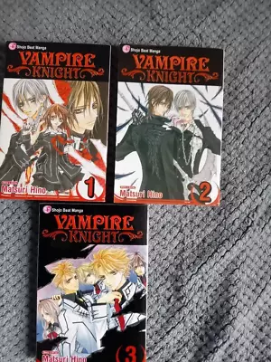 Vampire Knight Manga Volumes 1-3 In English • £8.99