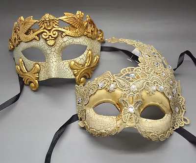 Couple Mask Plastic Roman Goddess Venetian Masquerade Mask  • $19.99