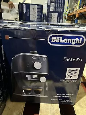 De'Longhi Distinta Pump Espresso Machine - Elegance Black (ECI 341.BK) • $99