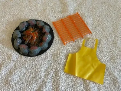Vintage Barbie Campfire Pit With Grill Cover And Apron • $18