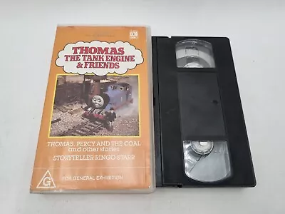 Thomas The Tank Engine & Friends Thomas Percy And The Coal VHS 1991 Ringo Starr • $19.50