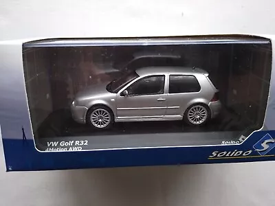 SOLIDO - VW GOLF R32 - 4MOTION - AWD 3 Dr - LHD - SILVER - REF S4313602 - 1:43rd • $37.35