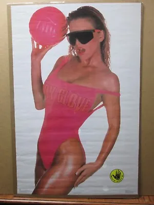 Body Glove Vintage Hot Girl Model Poster 1989 SAM MAXWELL Volleyball Inv#G2947 • $44.97