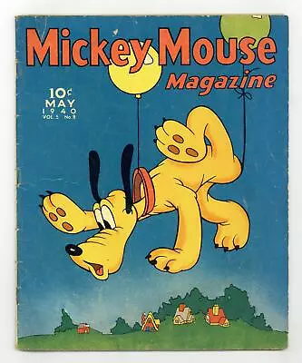 Mickey Mouse Magazine Vol. 5 #8 VG- 3.5 1940 • $230